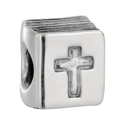 pandora sterling silver Bible bead