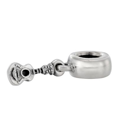 pandora sterling silver guitar charm