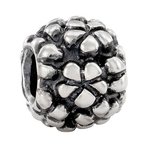 pandora sterling silver bunch of flowers bead