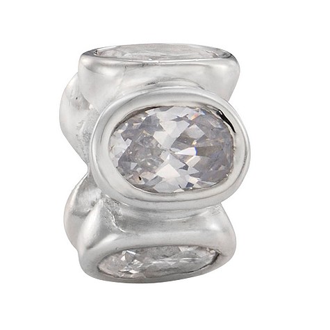 pandora sterling silver and cubic zirconia ovals