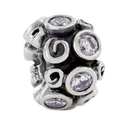 pandora sterling silver cubic zirconia glitter