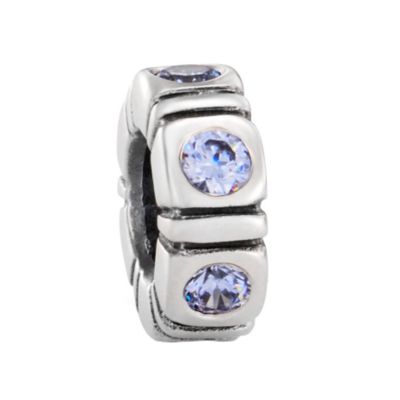 Pandora silver promise lavender cubic zirconia spacer - Product number 6586546