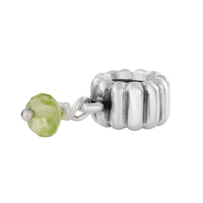 pandora sterling silver peridot August