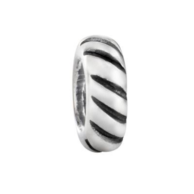 pandora sterling silver diagonal line spacer