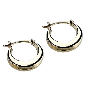 9ct gold Baby 10mm Creole Earrings
