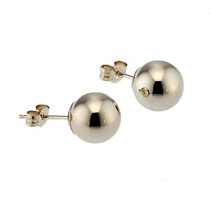 9ct Gold 8mm Ball Stud Earrings