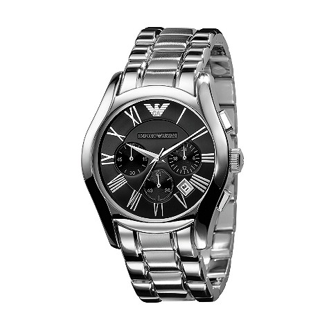 emporio Armani mens stainless steel chronograph