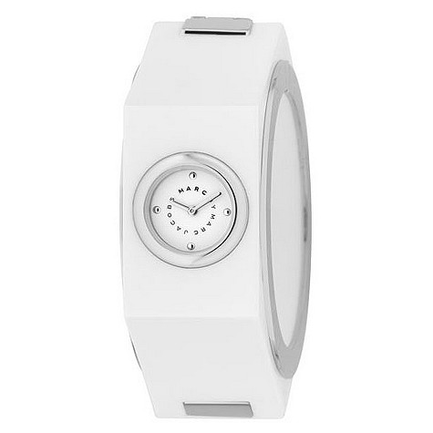 by Marc Jacobs ladies white dial bangle