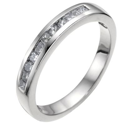 Platinum 1/3 carat diamond wedding ring