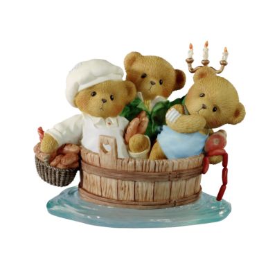 Cherished Teddies Rub a Dub Dub Three Men In a Tub