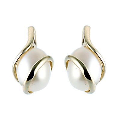 9ct Yellow Gold Cultured Freshwater Pearl Earrings