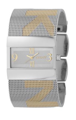 DKNY ladies' two colour mesh bracelet watch - Product number 6626149