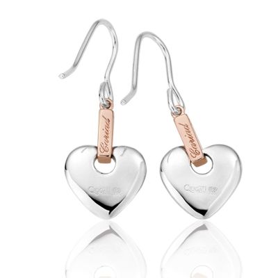 Clogau Gold Clogau Sterling Silver 9ct Gold Cariad Earrings