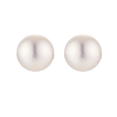 9ct gold cultured pearl 4mm stud earrings