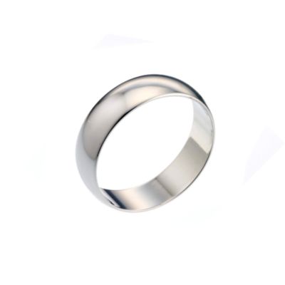Platinum Wedding Ring 6mm