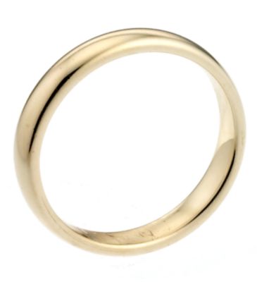 18ct Yellow Gold Extra Heavy 2mm Court Wedding Ring