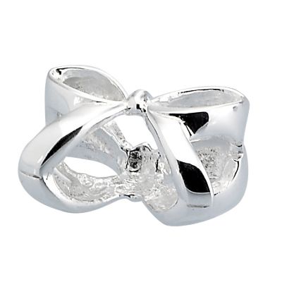 Truth silver bow charm