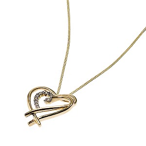 9ct Gold Diamond Set Heart Pendant9ct Gold Diamond Set Heart Pendant