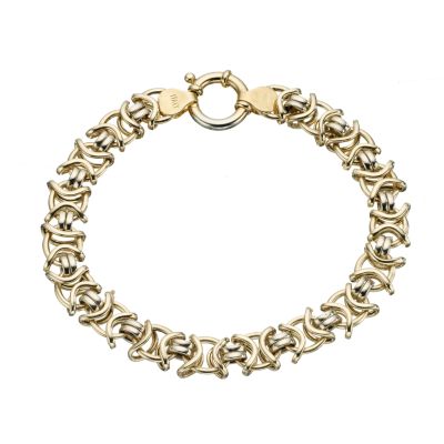 9ct gold link bracelet
