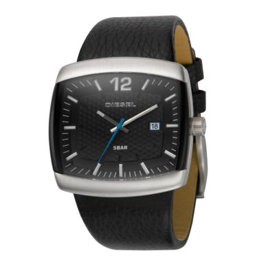 Diesel Men's Black Leather Strap Watch - Product number 6678610