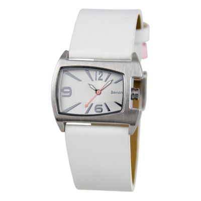 Bench Ladies' White Dial White Leather Strap Watch - Product number 6678734