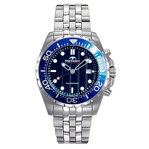 Rotary Aquaspeed Men` Blue Dial Bracelet Watch