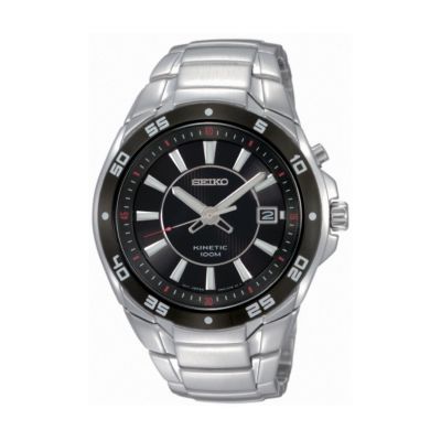 Seiko Kinetic Men's Stainless Steel Bracelet Watch