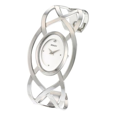 SEKSY by Sekonda  Silver Dial Bangle Watch