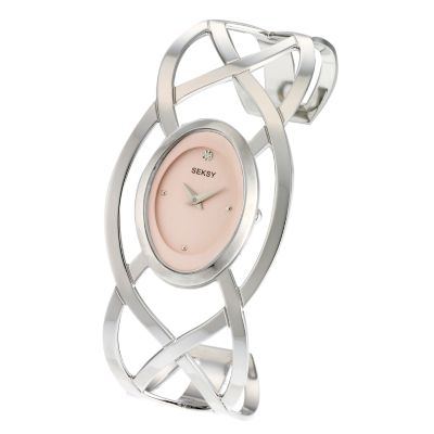 SEKSY by Sekonda  Pink Dial Bangle Watch