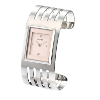 SEKSY by Sekonda  Pink Dial Bangle Watch