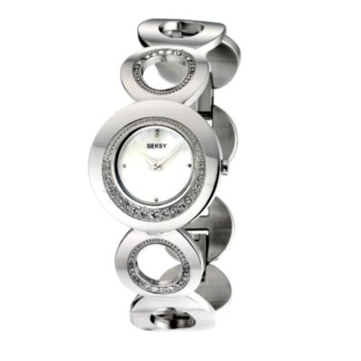SEKSY by Sekonda  Eclipse Stone Set Bangle Watch