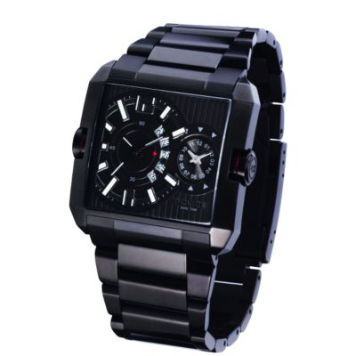 Police Rogue Men's Dual Time Black Bracelet Watch