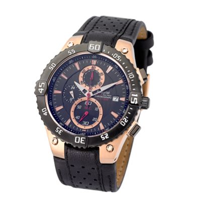 Accurist Men's Chronograph Black Strap Watch - Product number 6686419