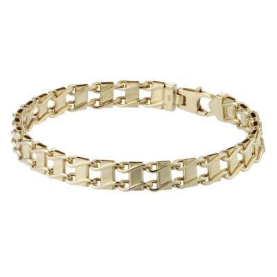 9ct gold 8` Track Bracelet