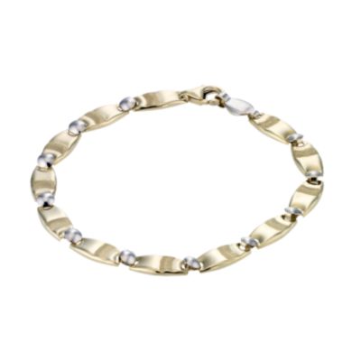 9ct Two Colour Gold Collar Necklace - Product number 6700314