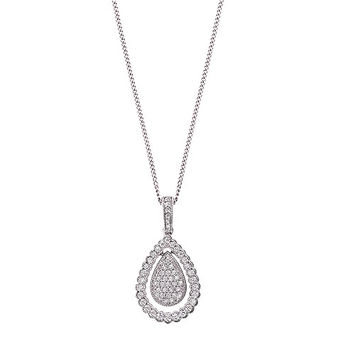 Unbranded Ernest Jones 60th Anniversary diamond pendant