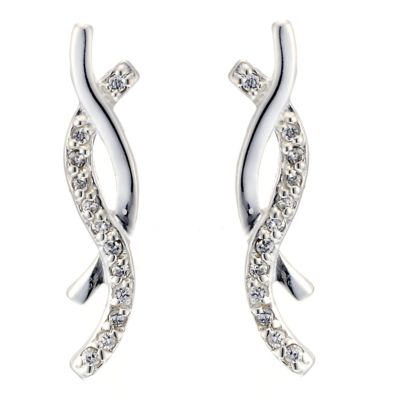 Sterling Silver Cubic Zirconia Earrings