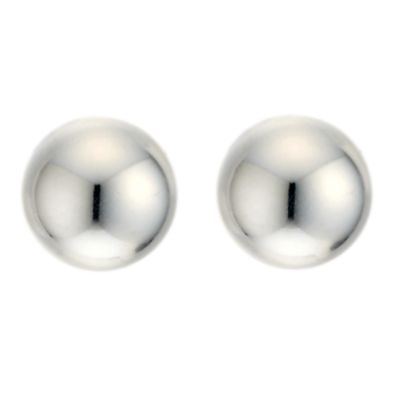 Silver Stud Ball Earrings 6mm - Product number 6714978