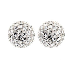 8mm Glitter Stud Earrings8mm Glitter Stud Earrings