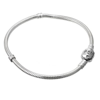 Pandora sterling silver clasp bracelet 21cm