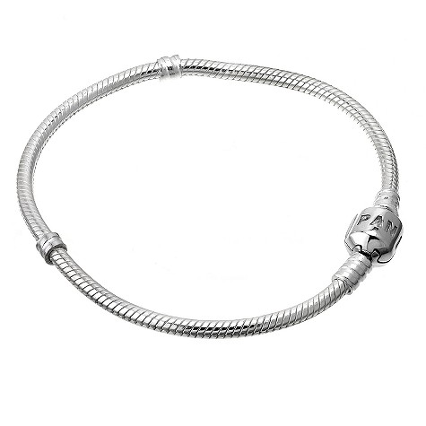 Pandora sterling silver clasp bracelet 21cm