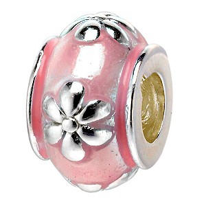 Truth Sterling Silver Pink Daisy Charm