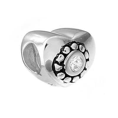Truth Sterling Silver Heart Charm - Product number 6718523