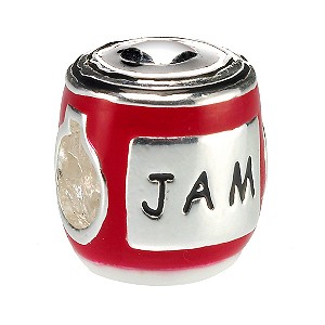 Truth Sterling Silver Red Enamel Jar