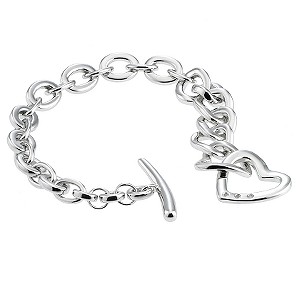 Hot Diamond Sterling Silver Entwined Heart