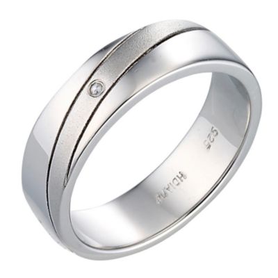 Hot Diamonds Sterling Silver Diamond Ring Size R