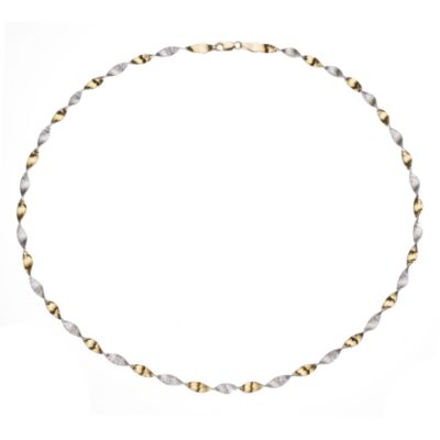 9ct Yellow Gold Herring Bone Twist Necklace