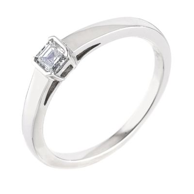 Octelle 18ct white gold quarter carat diamond ring - Product number 6722407