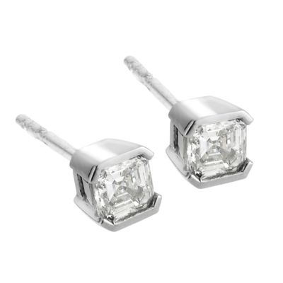 Octelle 18ct white gold half carat diamond earrings - Product number 6723209