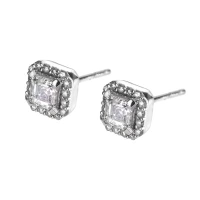 Octelle 18ct white gold one carat diamond earrings - Product number 6723330